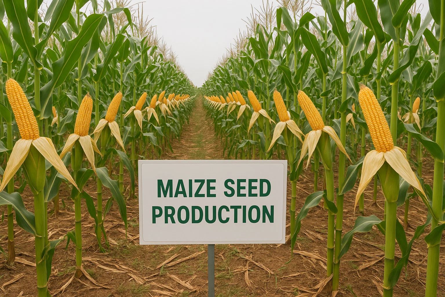 Maize seed production in nepal